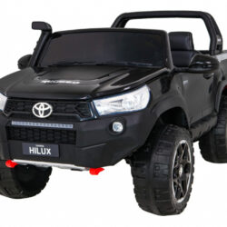 Toyota Hilux Czarna 4x4 Autko na akumulator dla dzieci