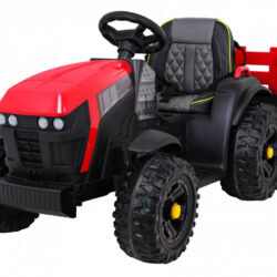 Traktor Titanium Z Przyczepą Czerwony