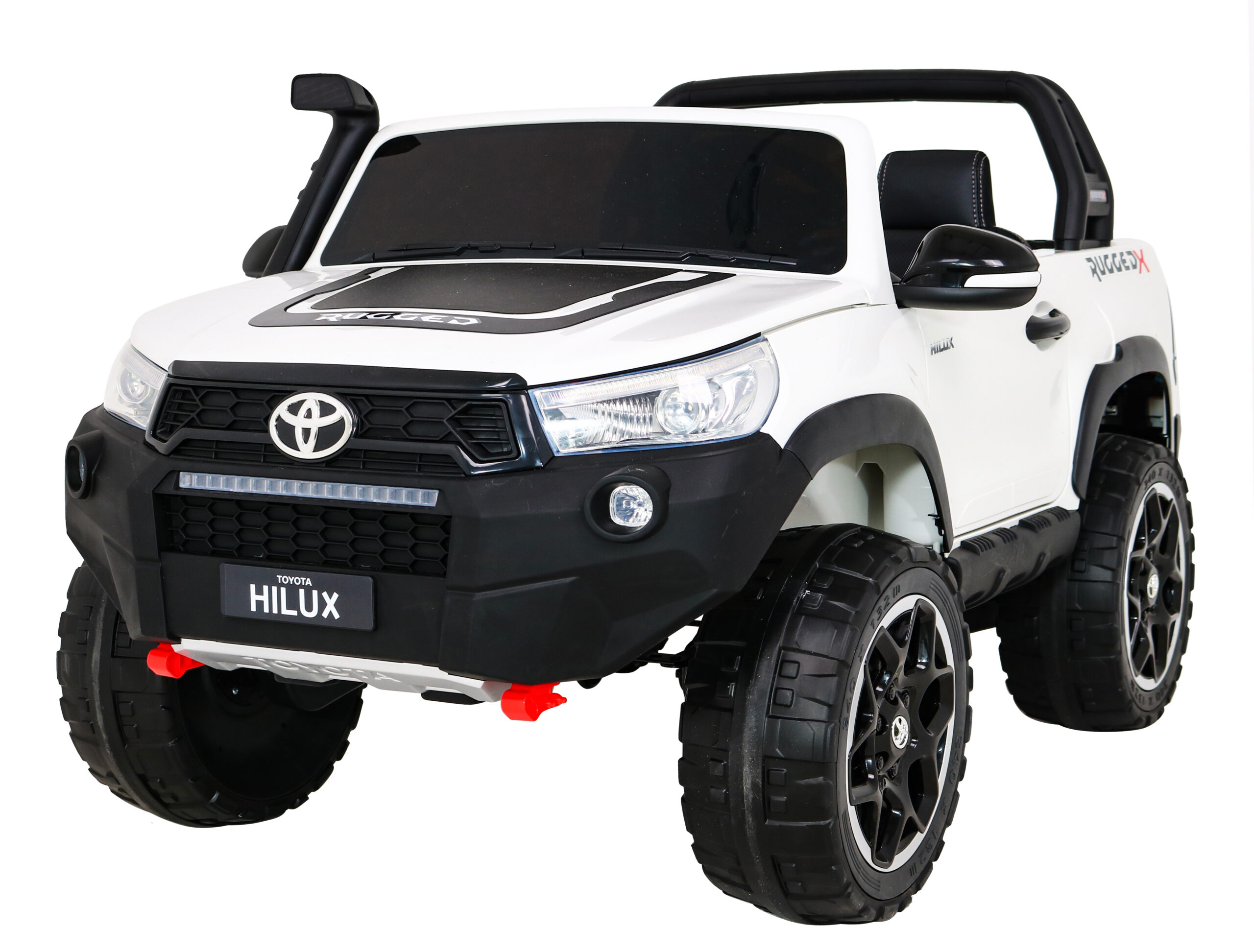 Toyota Hilux Biała 4x4 Autko na akumulator dla dzieci