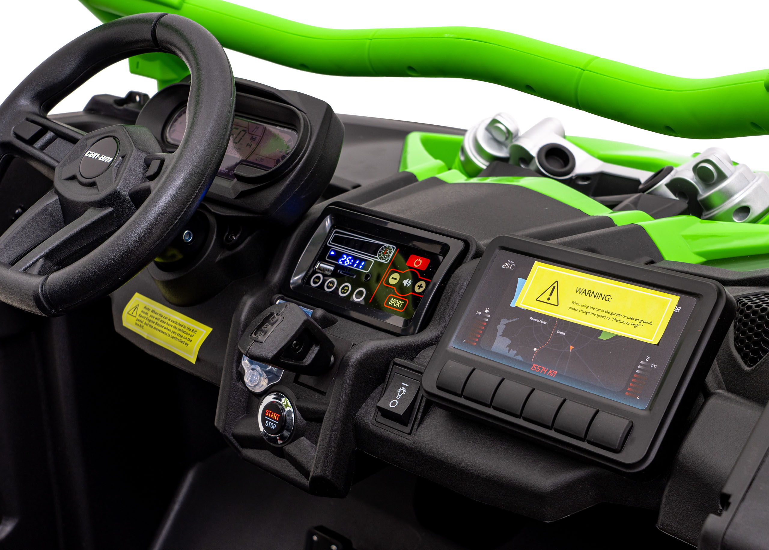 Buggy CAN-AM BRP Maverick Turbo RR Zielony - obrazek 11