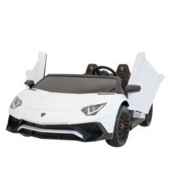 Lamborghini Aventador SV Biały na akumulator dla dzieci