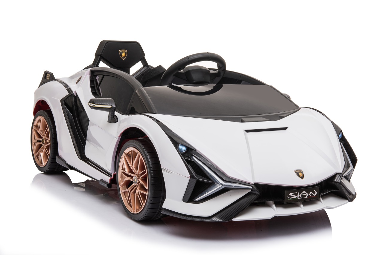 Lamborghini SIAN M Biały samochód na akumulator dla dzieci - obrazek 7