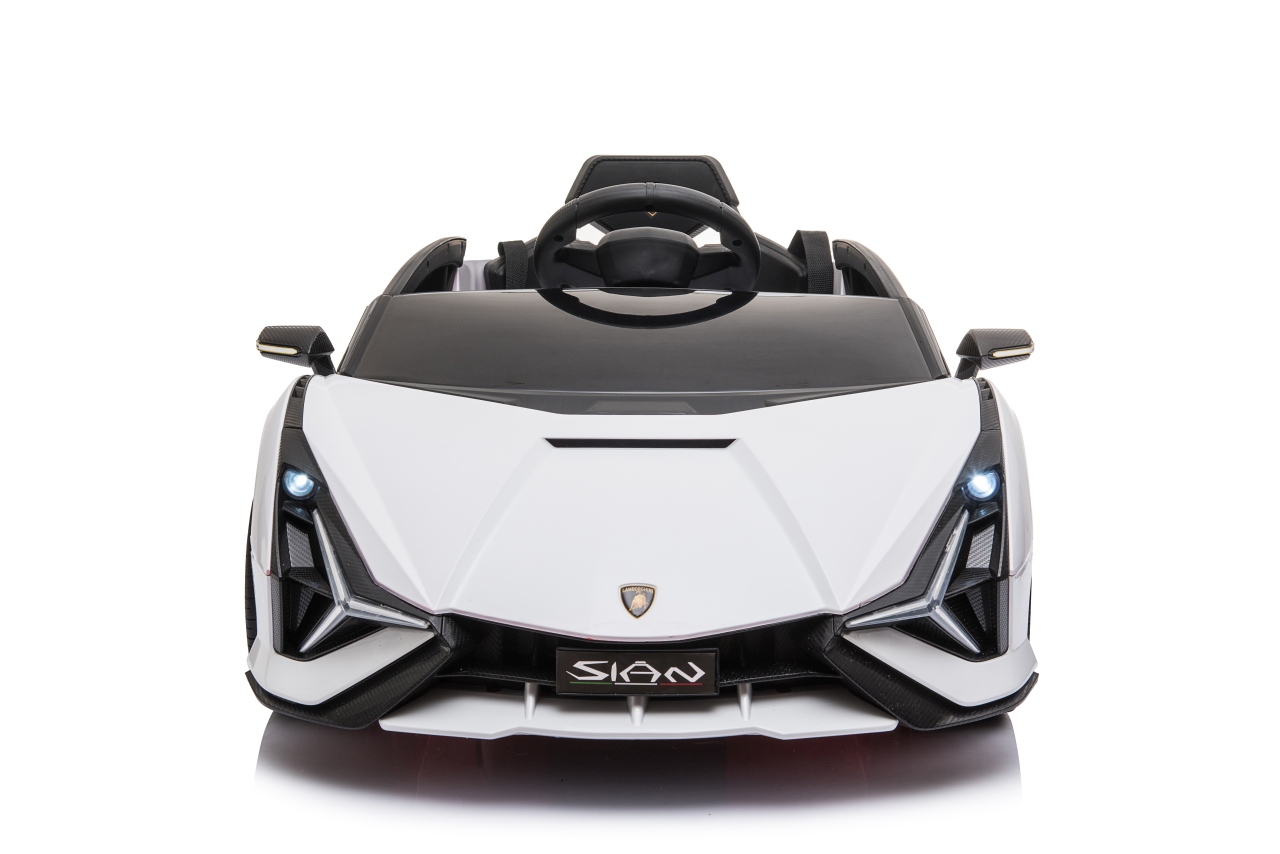 Lamborghini SIAN M Biały samochód na akumulator dla dzieci - obrazek 2
