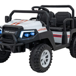 Pick-Up Champion Biały pojazd terenowy na akumulator dla dzieci