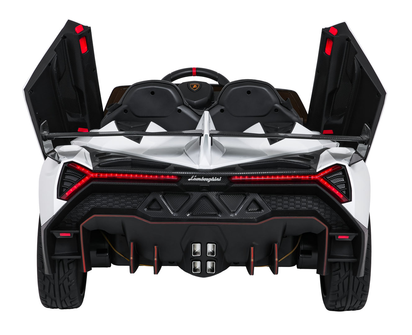 Lamborghini Veneno Biały samochód na akumulator dla dzieci - obrazek 6