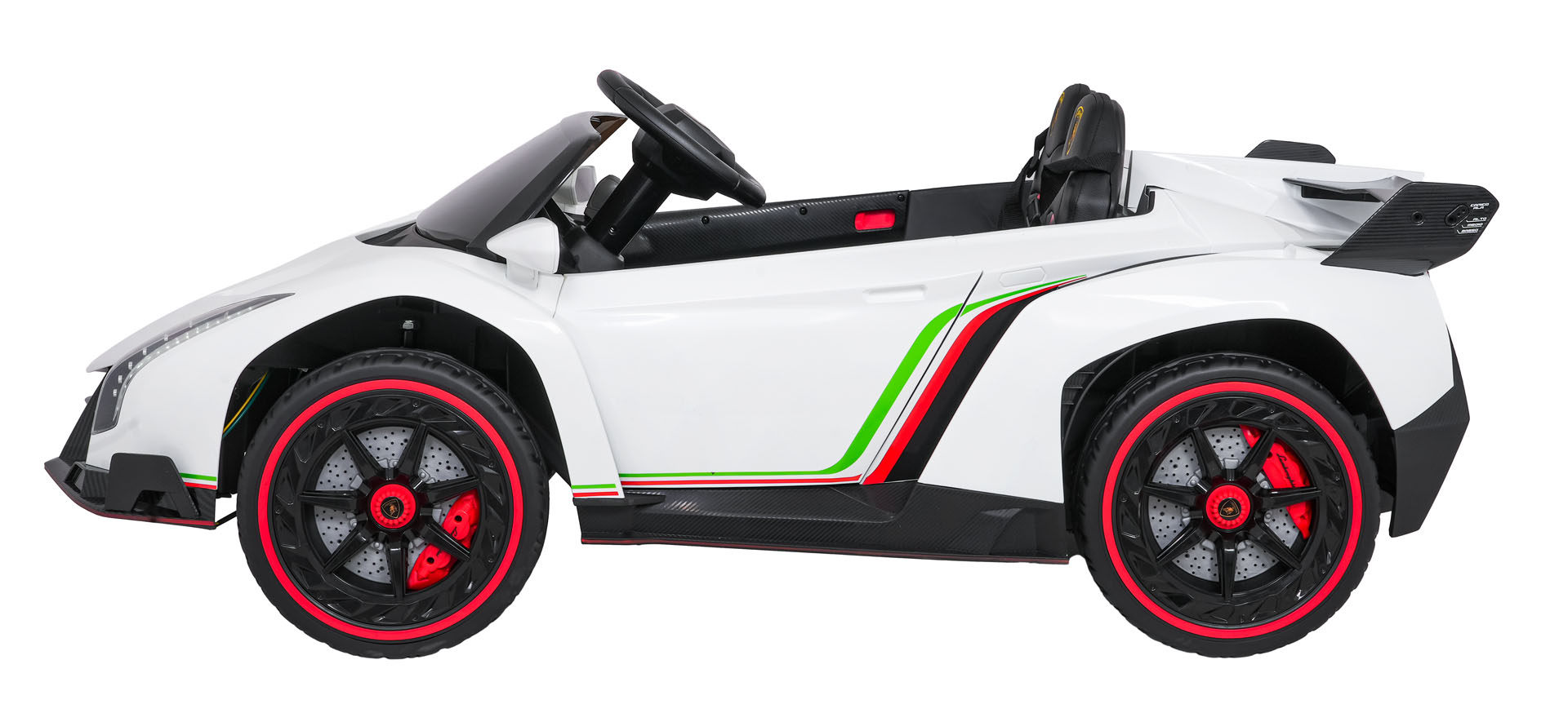 Lamborghini Veneno Biały samochód na akumulator dla dzieci - obrazek 3