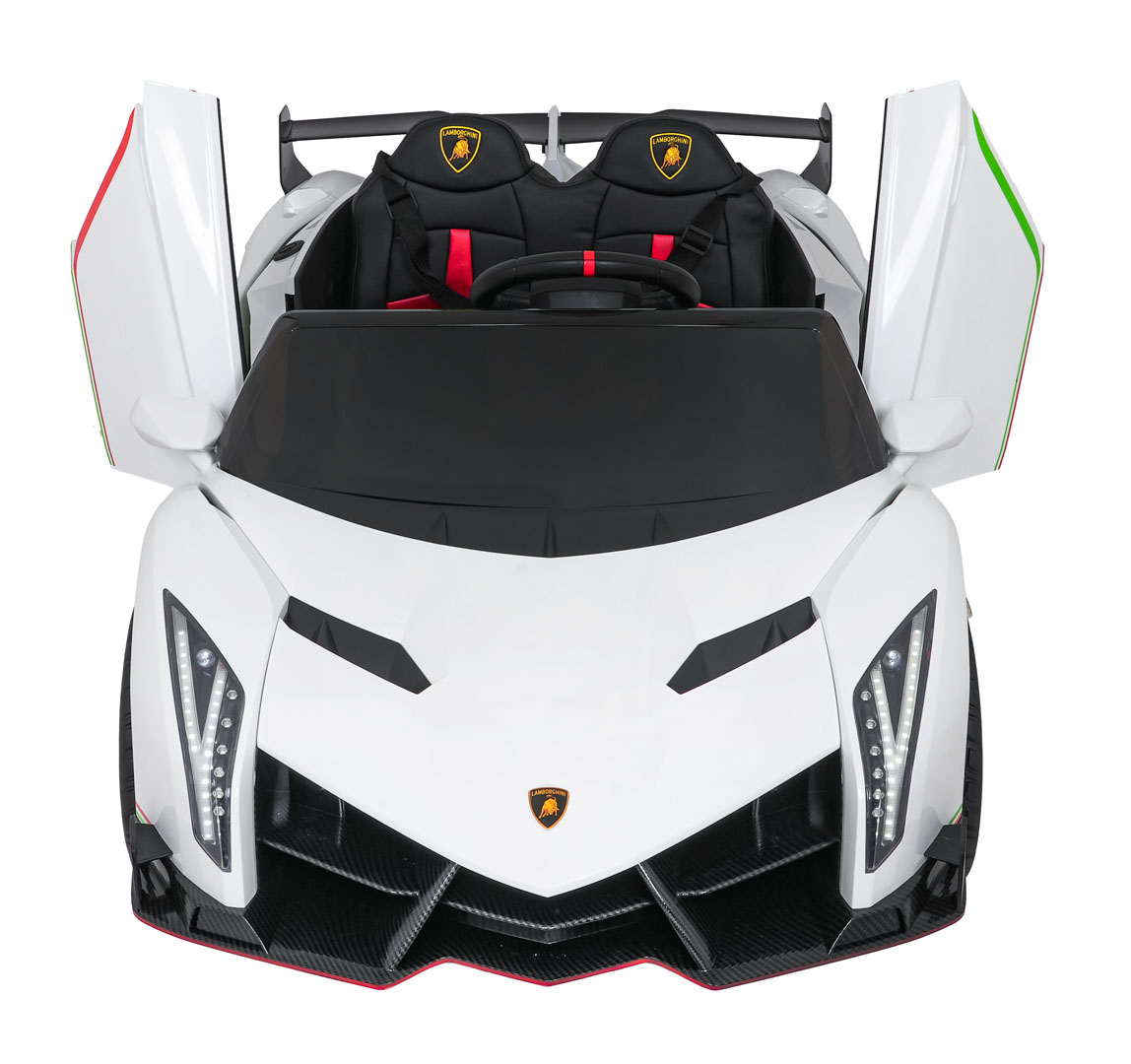 Lamborghini Veneno Biały samochód na akumulator dla dzieci - obrazek 9