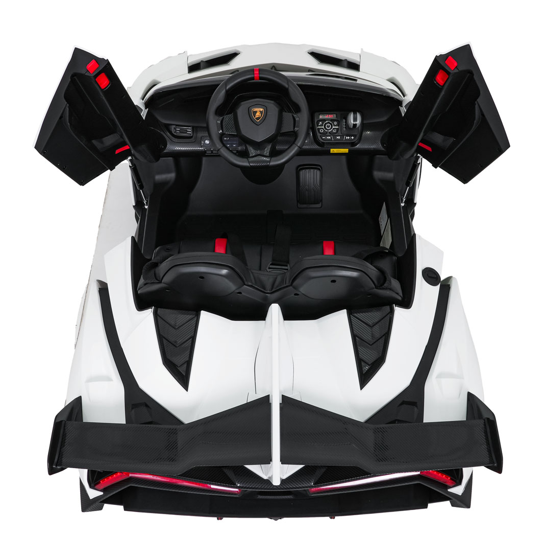 Lamborghini Veneno Biały samochód na akumulator dla dzieci - obrazek 10