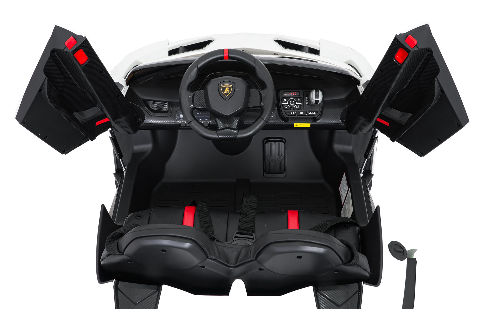 Lamborghini Veneno Biały samochód na akumulator dla dzieci - obrazek 12