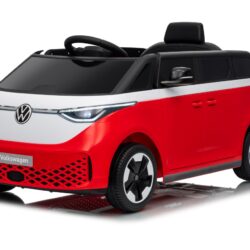 Volkswagen ID BUZZ Czerwony samochód na akumulator dla dzieci