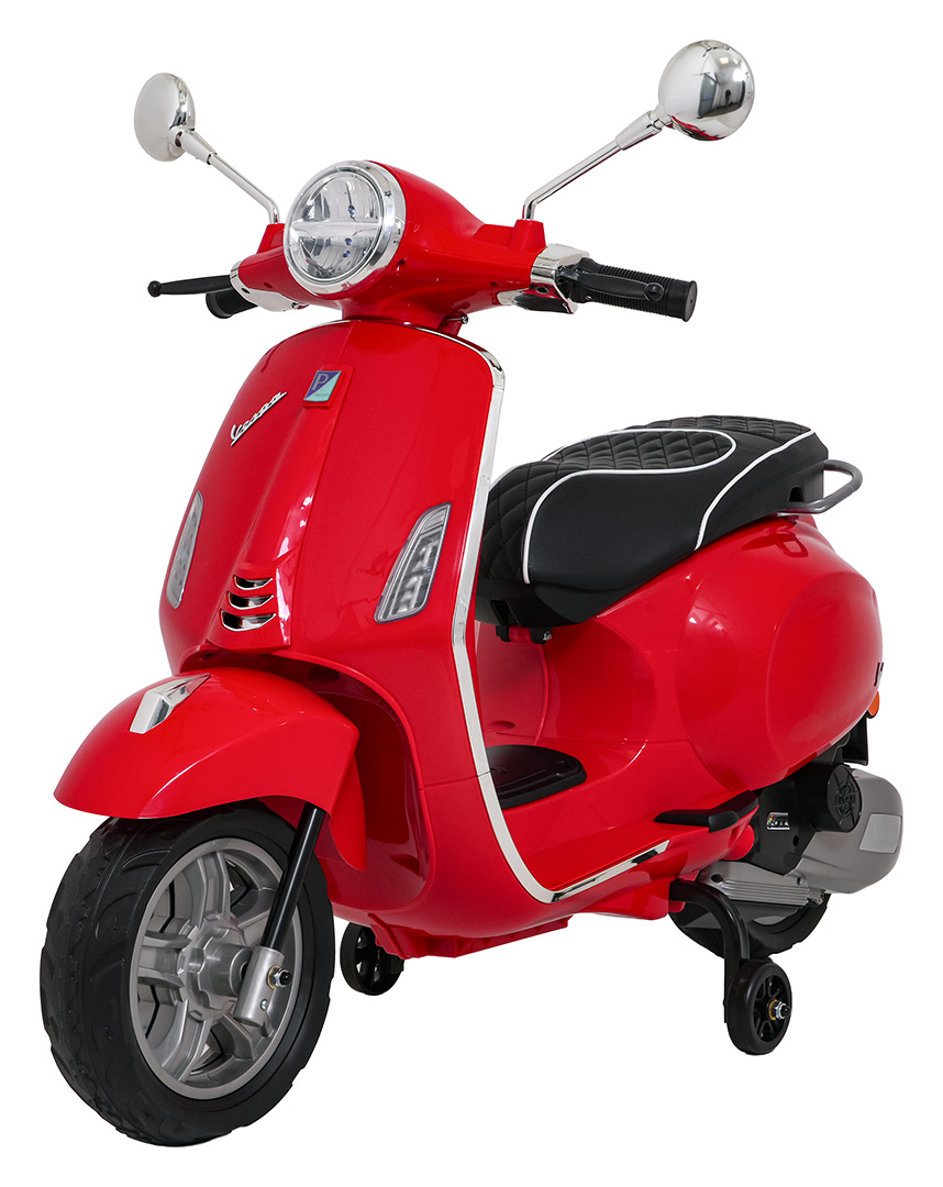 Skuter Piaggio Vespa ROMA Czerwony na akumulator dla dzieci